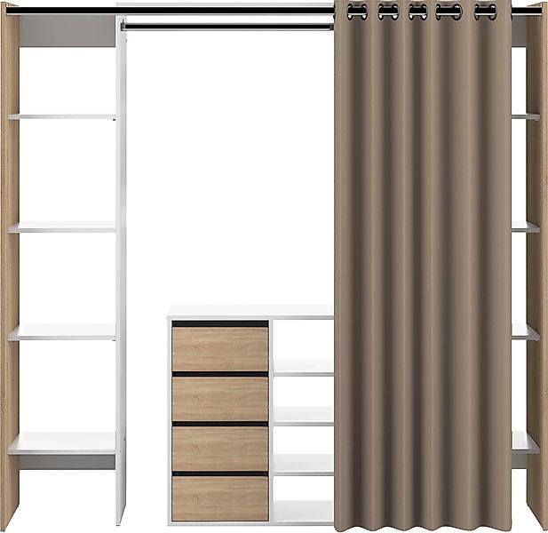 TemaHome Kleiderschrank TOM ausziehbar auf 185,3 günstig online kaufen
