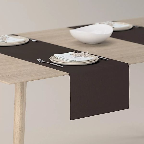 Tischläufer, Kaffee, 40 x 130 cm, Cotton Panama (702-03) günstig online kaufen