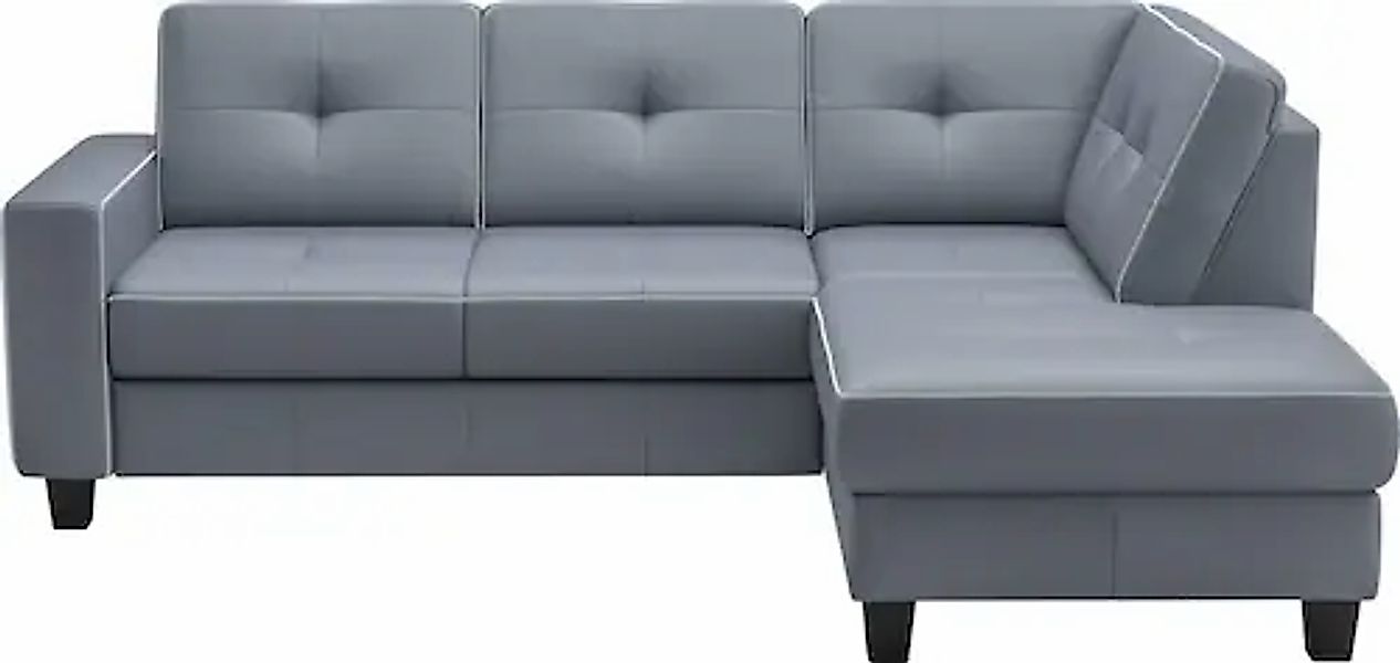 Places of Style Ecksofa »Varese«, wahlweise mit Bettfunktion und Bettkasten günstig online kaufen