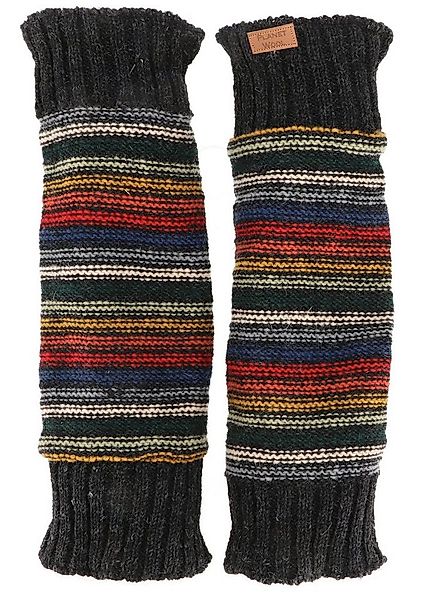 Guru-Shop Haussocken Wollstulpen aus Nepal, Beinstulpen gestreift -.. günstig online kaufen