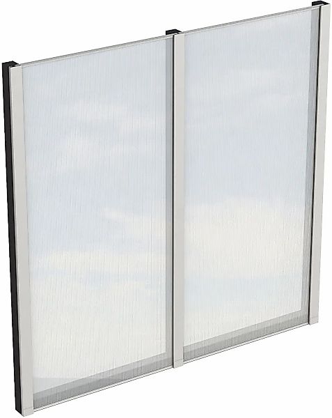 Skanholz Carport-Seitenwand, m. Polycarbonat, freistehend günstig online kaufen