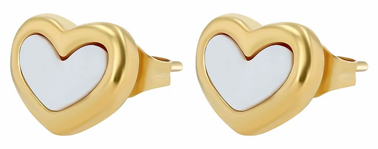 Adelia´s Paar Ohrhänger "Damen Ohrringe – Ohrstecker Herz aus Edelstahl mit günstig online kaufen