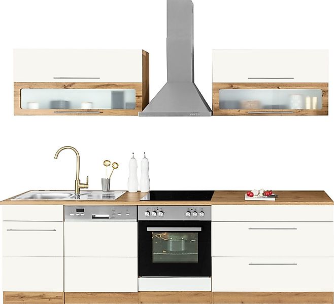 KOCHSTATION Küchenzeile KS-Wien, Breite 270 cm, wahlweise mit E-Geräten günstig online kaufen