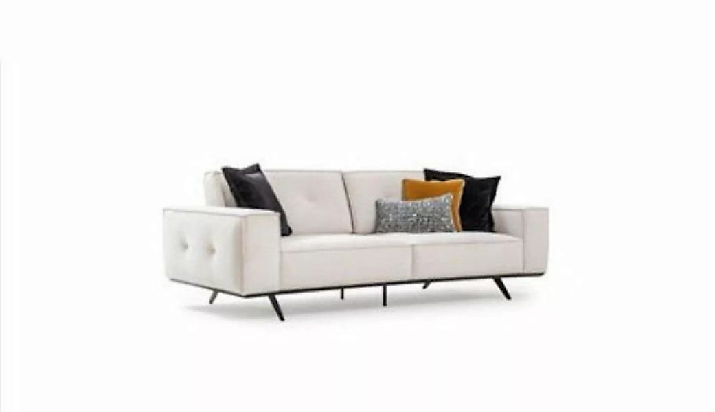 JVmoebel 3-Sitzer Sofa 3 Sitz Stof Wohnzimmer Modernes Design Sofas Polster günstig online kaufen