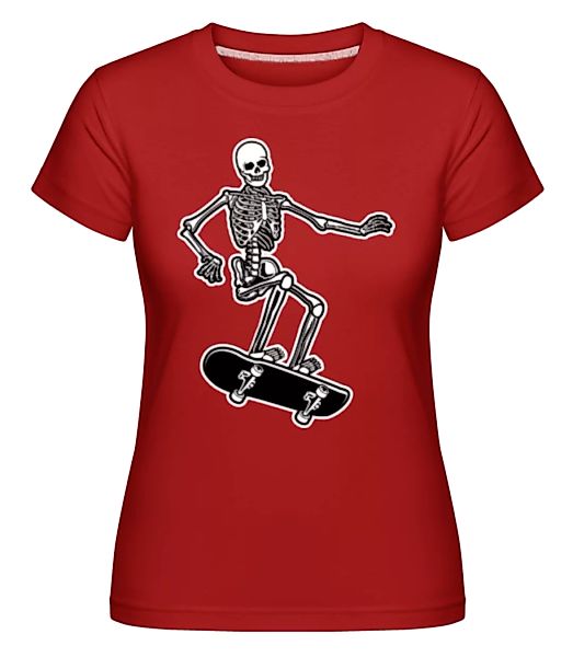 Skull Skateboard · Shirtinator Frauen T-Shirt günstig online kaufen