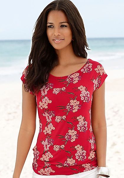 LASCANA Longshirt mit breitem Bund aus günstig online kaufen