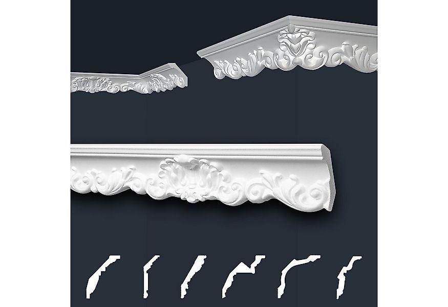 marbet design Stuckleiste B-35, 20 Meter, Deckenleisten Sparpaket aus Styro günstig online kaufen