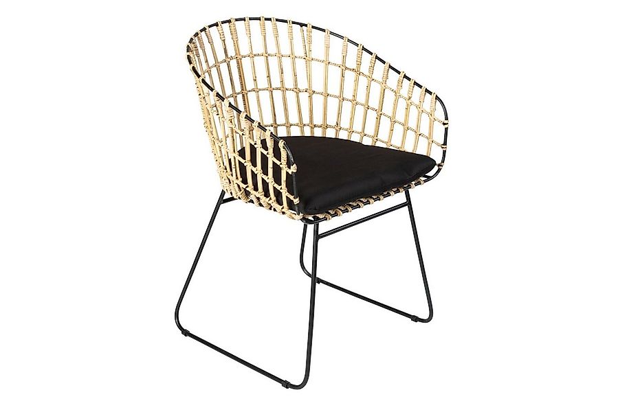 SAM® Esszimmerstuhl Puno, Trendiger Rattanstuhl, geflochtenes Design, Metal günstig online kaufen