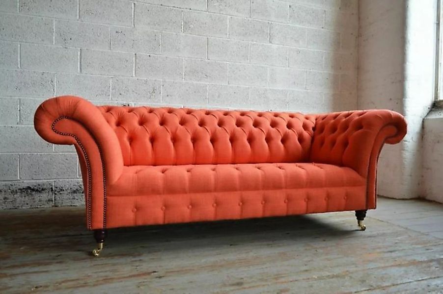 JVmoebel 3-Sitzer Chesterfield 3 Sitzer XXL Polster Couch Sofa Big Couchen günstig online kaufen