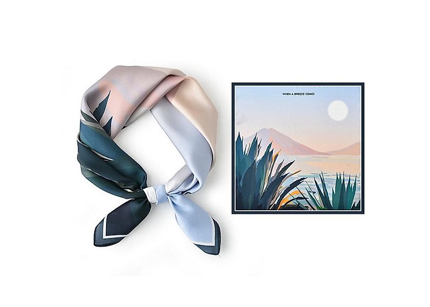 Coonoor Seidentuch Seidentuch Stirnband Quadratischer Haar-Bandanas-Schal f günstig online kaufen