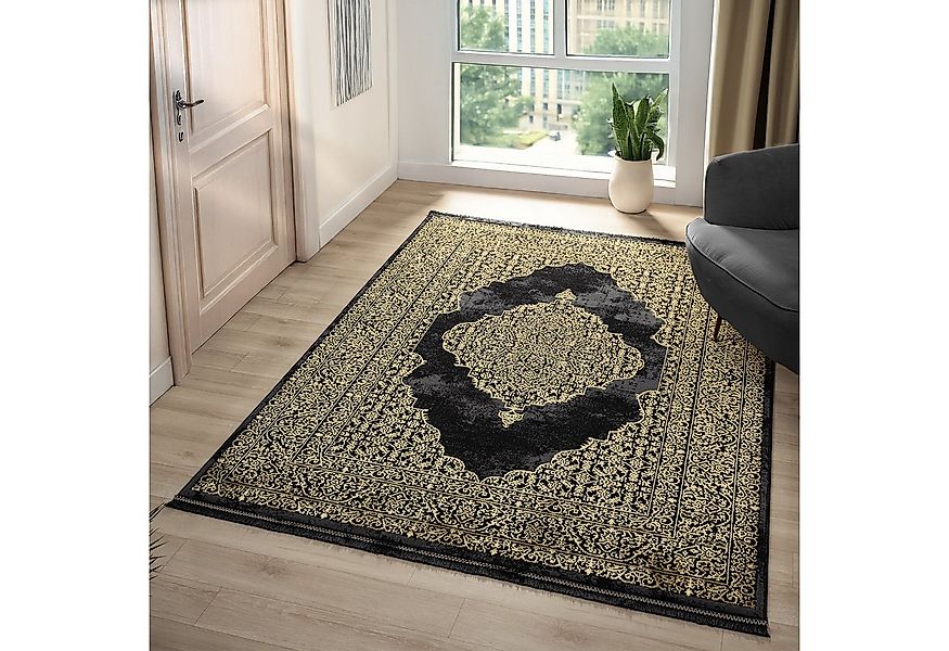 Vimoda Teppich Luxus Orientteppich, Speziale Design, Rechteck, Höhe: 13 mm, günstig online kaufen