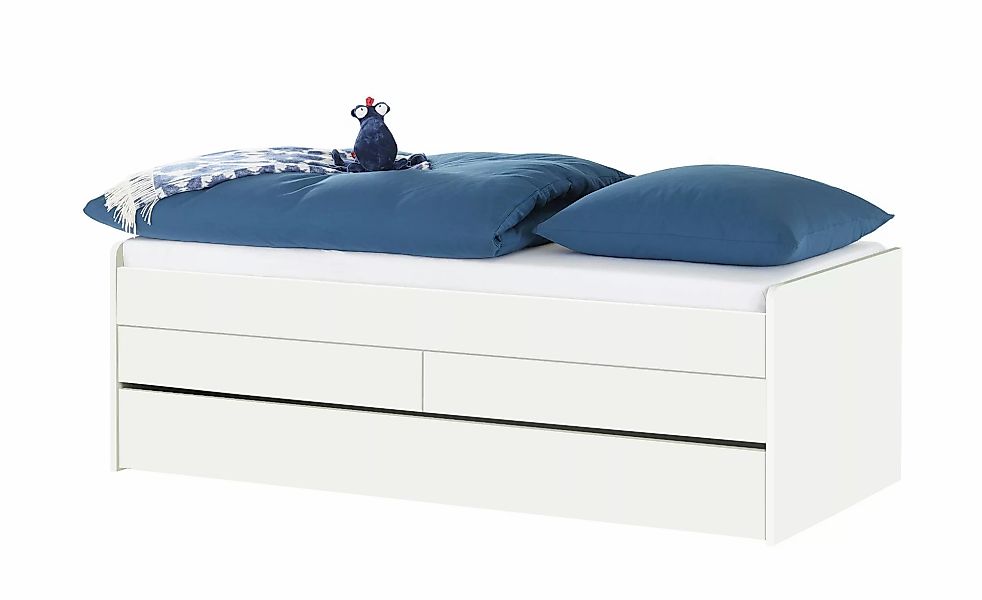 Duobett mit Stauraum  Grow Up ¦ weiß ¦ Maße (cm): B: 97 H: 66 Betten > Bett günstig online kaufen