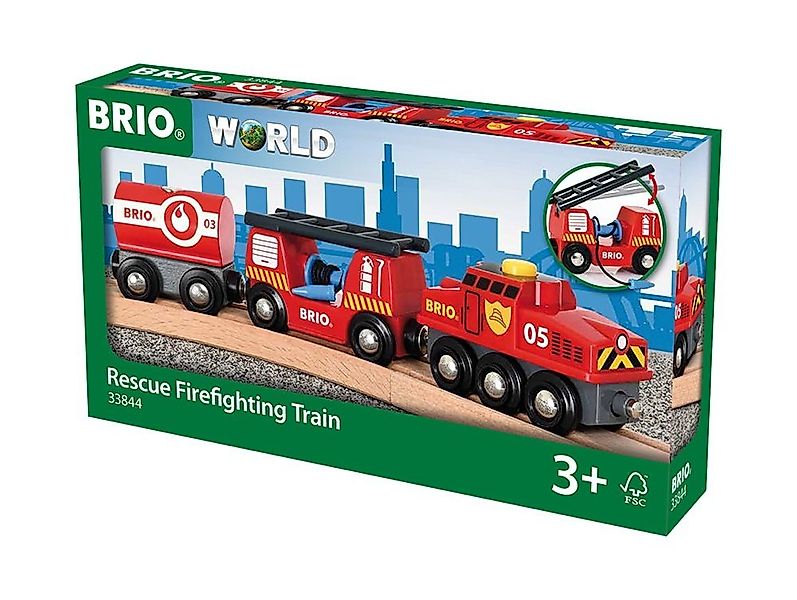 BRIO® Spielzeugeisenbahn-Lokomotive Brio World Eisenbahn Zug Feuerwehr Lösc günstig online kaufen