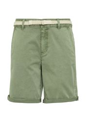 s.Oliver Chinoshorts Sommerhose mit geflochtenem Gürtel günstig online kaufen