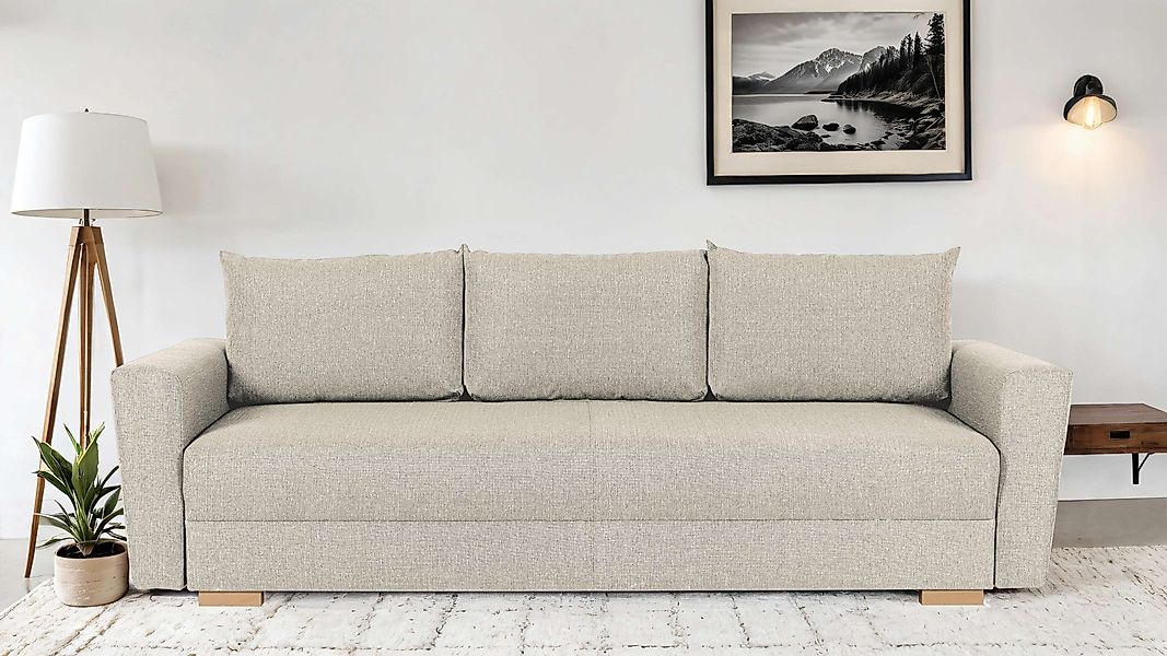 INOSIGN 3-Sitzer MAGHERA Schlafsofa mit Bettkasten, günstig online kaufen