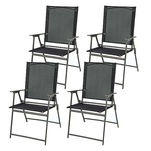 KOMFOTTEU Gartenstuhl Klappstuhl (Set, 4 St), günstig online kaufen