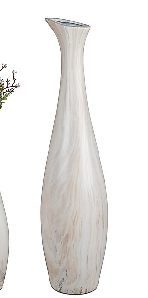 formano Dekovase Marmor, Farbe: Creme, Motiv: günstig online kaufen