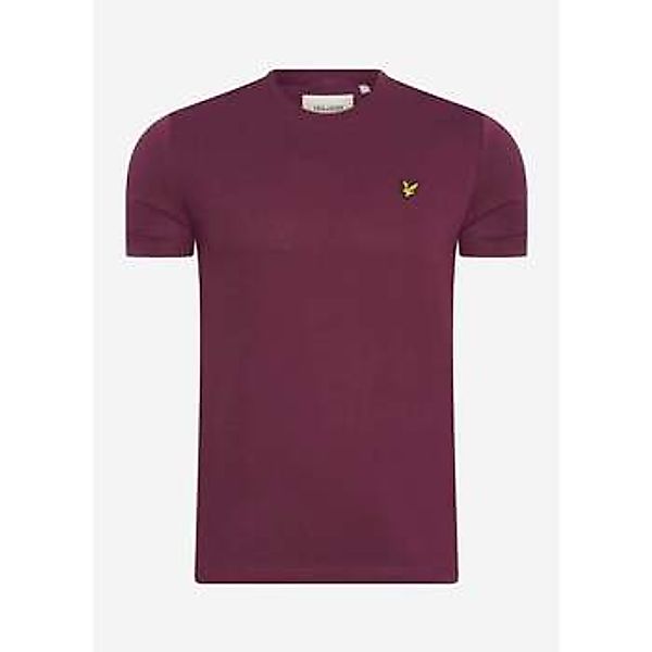 Lyle & Scott  T-Shirt Plain t-shirt - burgundy günstig online kaufen