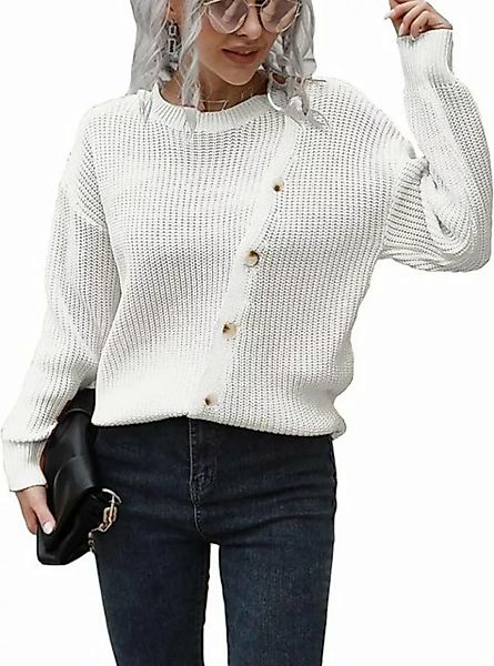 FIDDY Strickpullover Winterpullover für Frauen Pullover Pullover Ärmel Lang günstig online kaufen