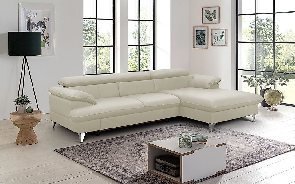 COTTA Ecksofa David Echtleder, Echtleder mit günstig online kaufen