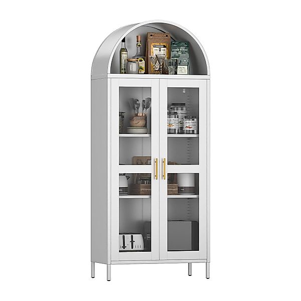 AOBABO Glasvitrine die supermetall präsentieren ständer günstig online kaufen