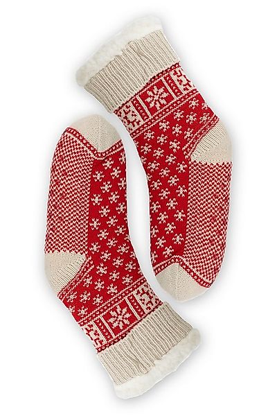 Capelli New York Socken Haussocke red combo (1 Paar) rutschsicher, Feinstri günstig online kaufen