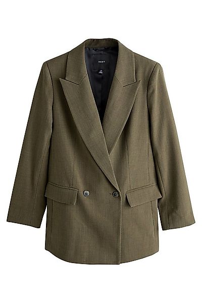 Next Jackenblazer Relaxed Fit Blazer mit Kreuzschraffur (1-tlg) günstig online kaufen