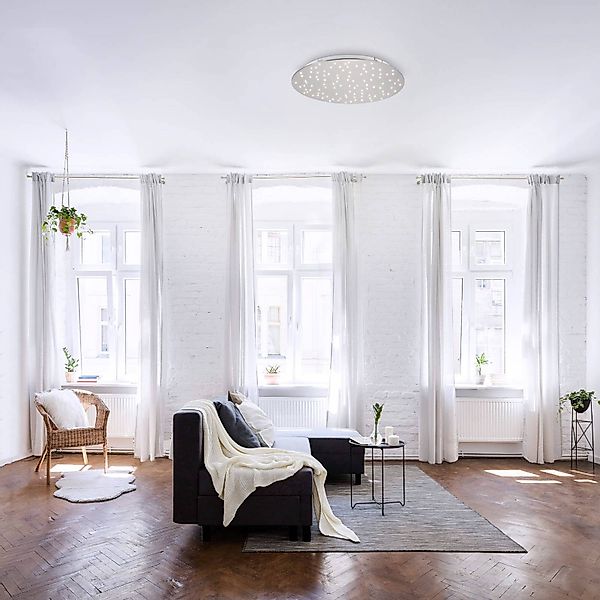 JUST LIGHT LED Deckenleuchte SPARKLE, CCT - über Fernbedienung, Dimmfunktio günstig online kaufen