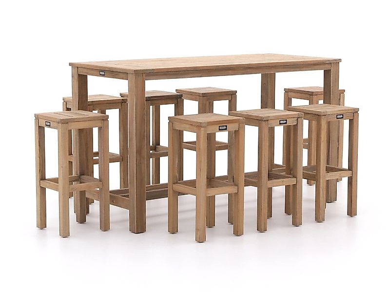 ROUGH-X 180 cm Gartenbar-Set 9-teilig günstig online kaufen