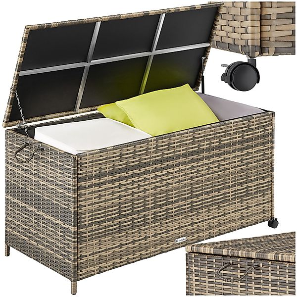 tectake Gartenbox Auflagenbox (1 St., Volumen: günstig online kaufen
