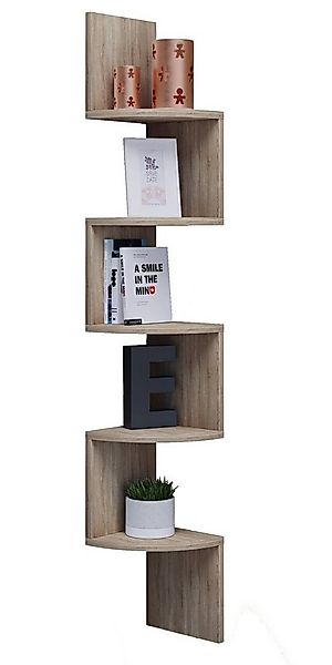 VCM Wandregal Holz Wandregal Aufbewahrung Deko Eckregal Mintis günstig online kaufen