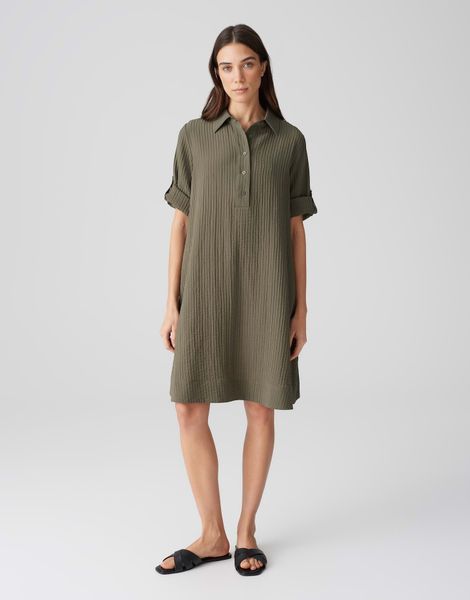 OPUS Hemdblusenkleid WOMARA A-Linie mit feiner günstig online kaufen