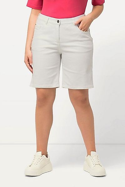 Ulla Popken Bermudas Jeansbermuda Mandy 5-Pocket-Form Komfortbund günstig online kaufen