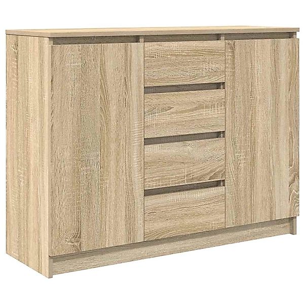 vidaXL Sideboard mit Schubladen Sonoma-Eiche 100,5x35x76 cm 3328446 günstig online kaufen