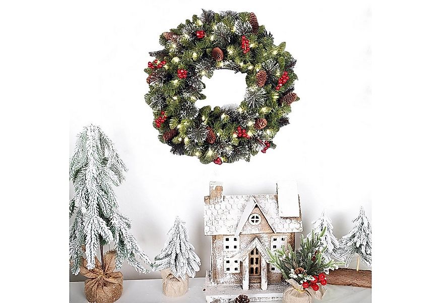 Kunstkranz 30-45cm Weihnachtskranz, Weihnachts Türkranz, Coonoor, Weihnacht günstig online kaufen