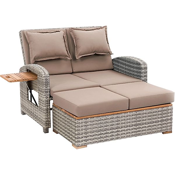 Greemotion Gartenlounge-Set Gartensofa mit Liegefunktion [Bahia günstig online kaufen