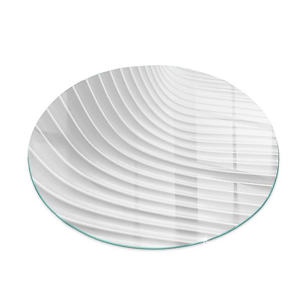 Tulup Glasplatte für Kamin Wellen Zarter Linien Bodenplatte Glas für Ofen R günstig online kaufen