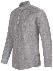 Indumentum Leinenhemd Herren Hemd Schlupfhemd Mao günstig online kaufen