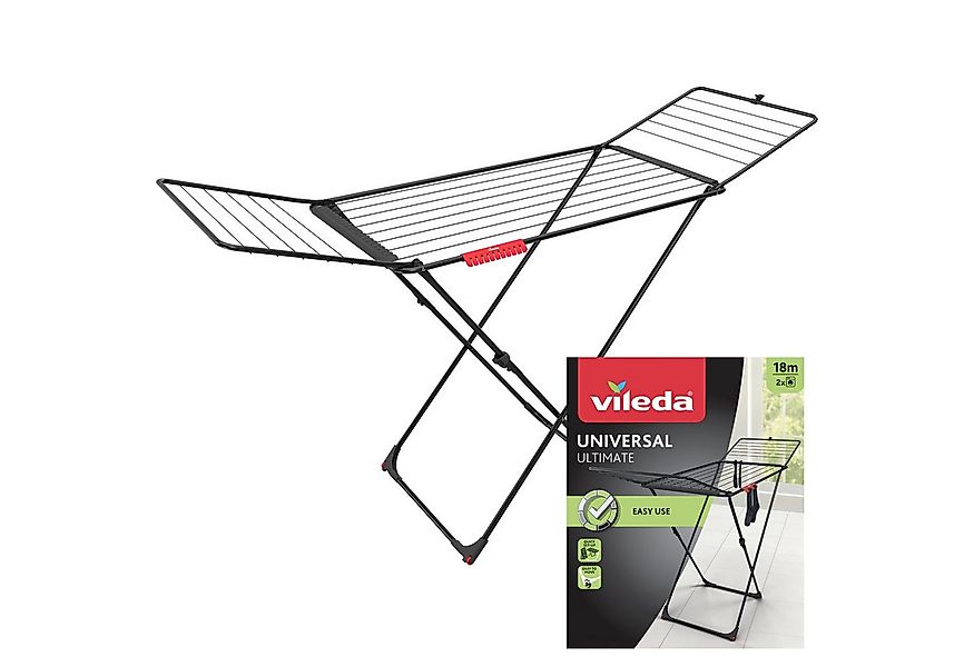Vileda Wäscheständer, Wäscheständer mit 18 m Trockenleinenlänge günstig online kaufen