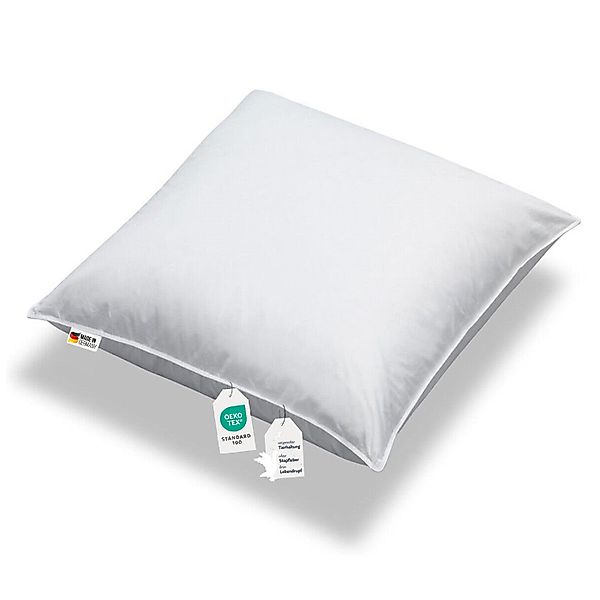 Extra dick +  prall gefülltes Kopfkissen 1600g sibirische Federn 80x80 günstig online kaufen