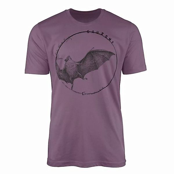 Sinus Art T-Shirt Evolution Herren T-Shirt Vampirfledermaus günstig online kaufen