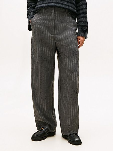 Tommy Hilfiger Anzughose PINSTRIPE LOOSE STRAIGHT PANT mit Nadelstreifen günstig online kaufen