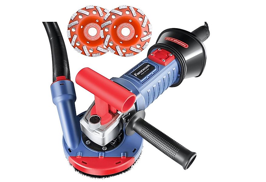 Fanzwork Winkelschleifer 1500W Betonschleifer Drehzahlregelbar inkl. 2x125m günstig online kaufen