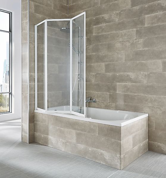 welltime Badewannenaufsatz Nassau, Einscheibensicherheitsglas, (3 tlg), günstig online kaufen