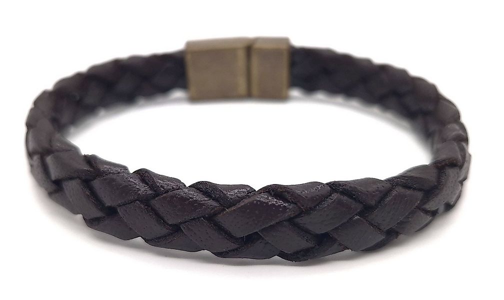 NAHLE Lederarmband Leder Armband aus Echtleder Braun Armschmuck (inklusive günstig online kaufen