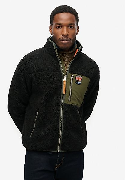 Superdry  Fleecepullover FULL ZIP RETRO POLAR günstig online kaufen