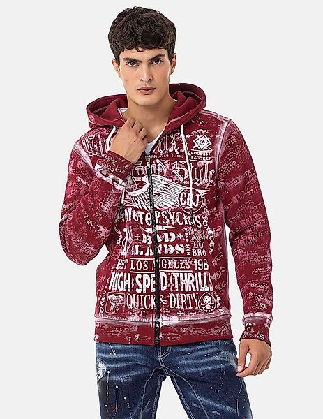 Cipo & Baxx Sweatjacke Jacken (1-tlg) mit auffälligem Print, CL544 günstig online kaufen
