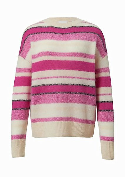 comma casual identity Langarmshirt Strickpullover im Relaxed Fit aus Alpaka günstig online kaufen