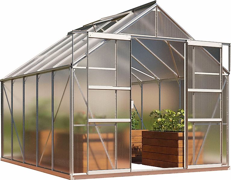 Vitavia Gewächshaus "Mars 8300" Alu-Profile, 4 mm Hohlkammerplatten günstig online kaufen