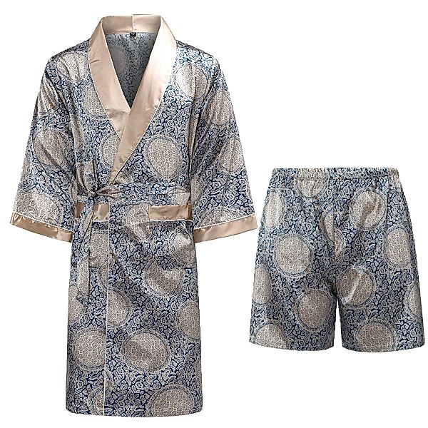 Allthemen Pyjama (3 tlg, mit Gürtel) günstig online kaufen
